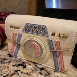 Betsey Johnson white camera